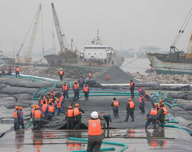 太倉(cāng)應(yīng)急水源地圍堤工程